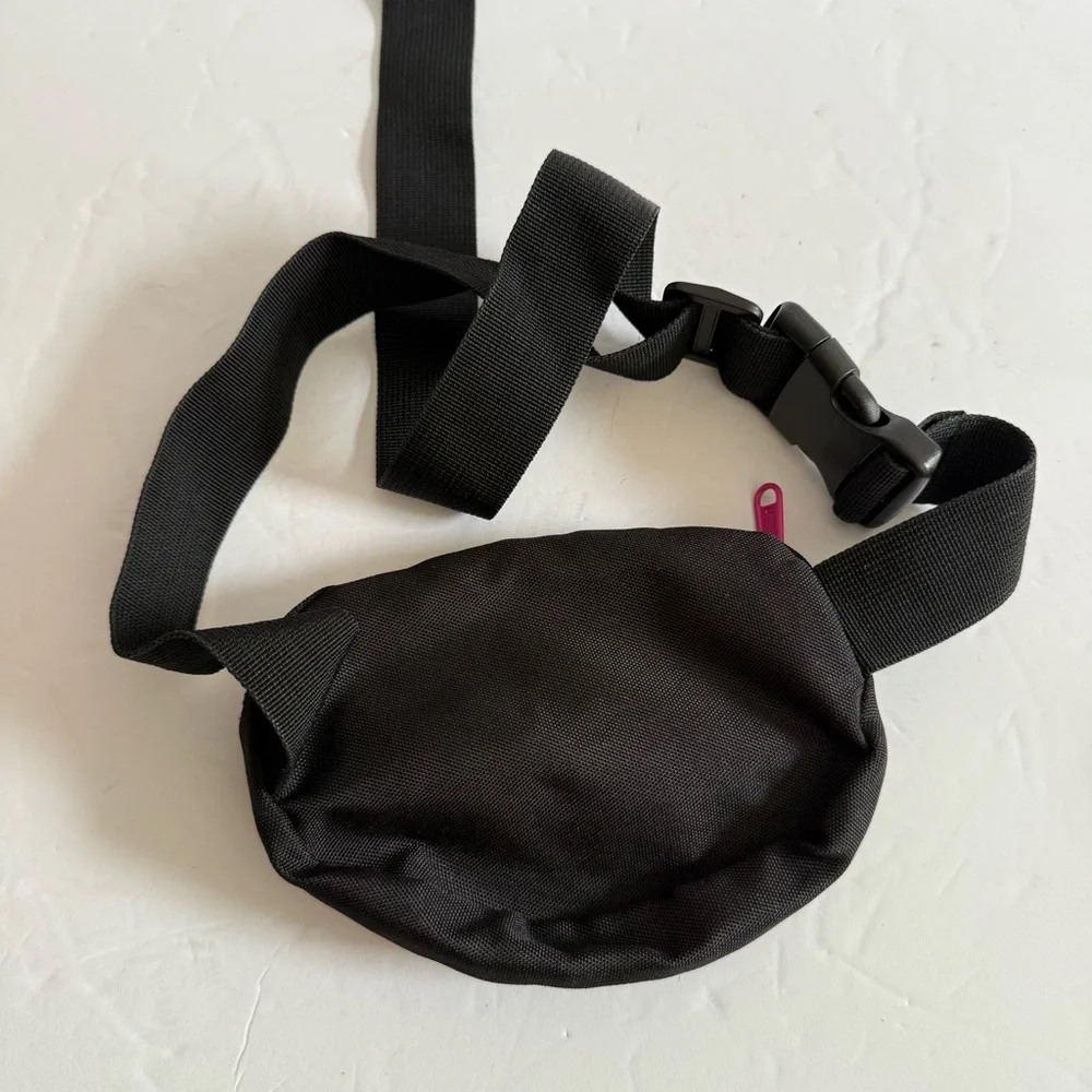 Champion Black Waist Bag with Colorful Logo Little Girls